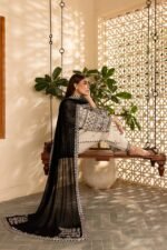 Sarmast Embroidered Cotton 3-Piece Suit - Image 7