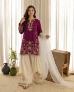 Mulberry Bloom 3 PCs EMBROIDERY